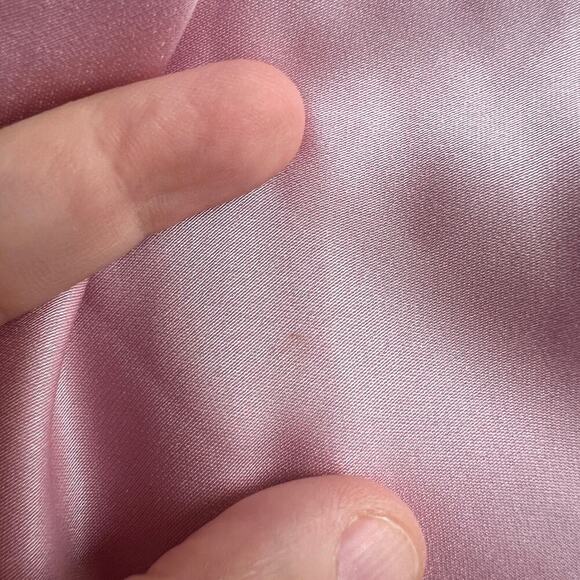 Reformation Valora Satin Halter Maxi Dress in Color Babygirl Pink Size 10 - Picture 8 of 9